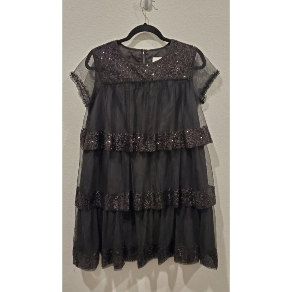 BCBGirls Sequin Black Dress